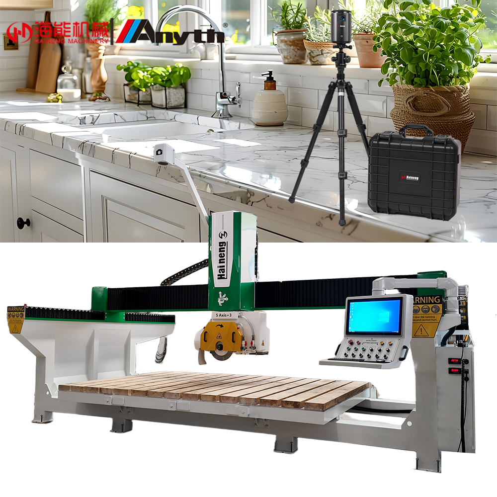 Entfesseln Sie die Effizienz mit der CNC-5-Achsen-Brückensteinschneidemaschine beim Steinschneiden